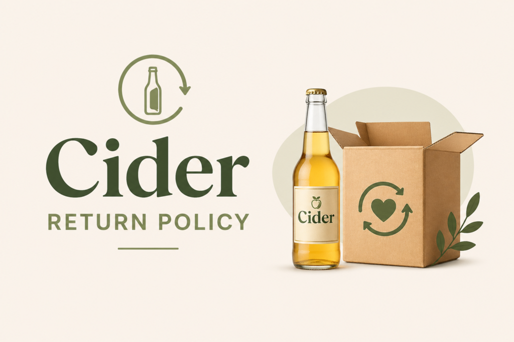 Cider Return Policy