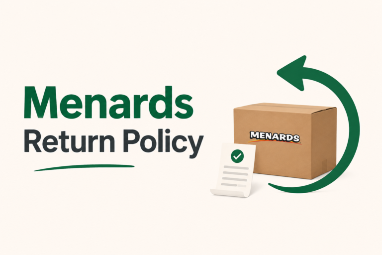 Menards Return Policy